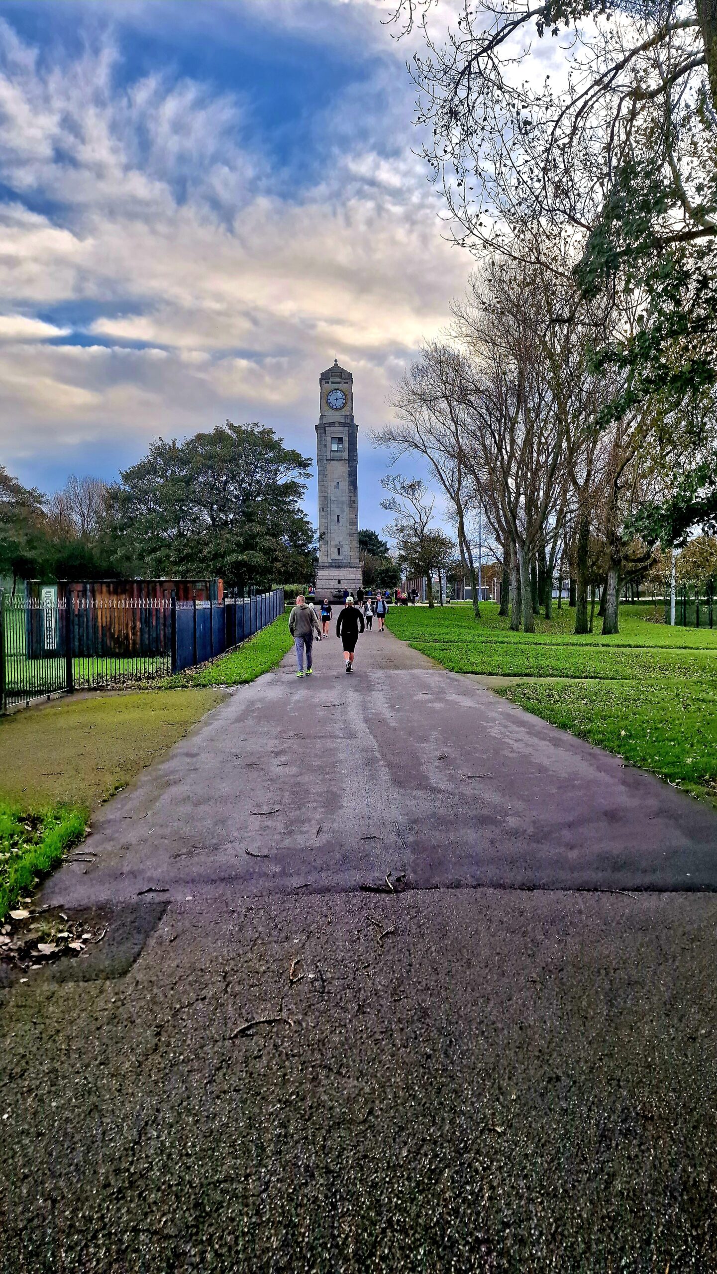 ParkRun. Clock Tower at Stanley Park, Blackpool