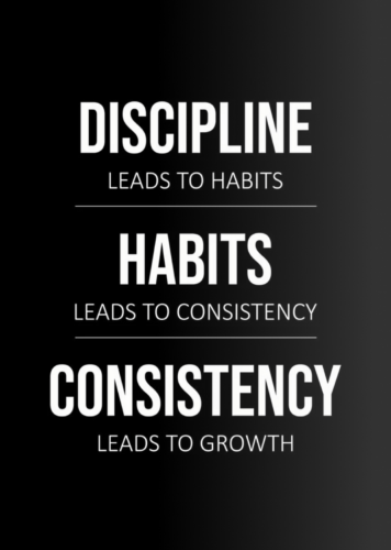 Discipline Habits Consistency