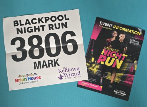 Blackpool Night Run 2024 Bib